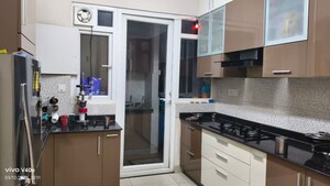 Kitchen in 3 BHK Apartment at Pashmina Waterfront, Old Madras Road – for Rent