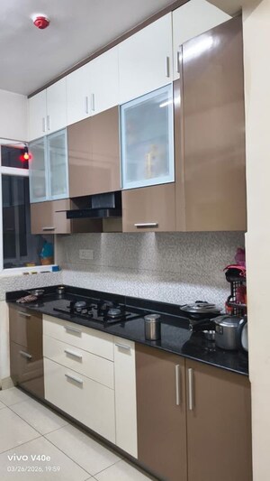 Kitchen in 3 BHK Apartment at Pashmina Waterfront, Old Madras Road – for Rent