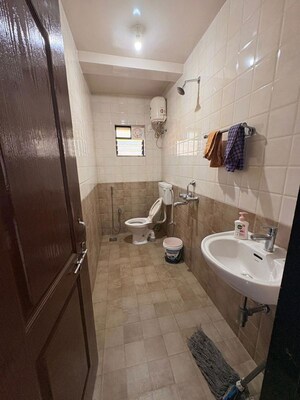Bathroom in 2 BHK Apartment at Porvorim – for Rent