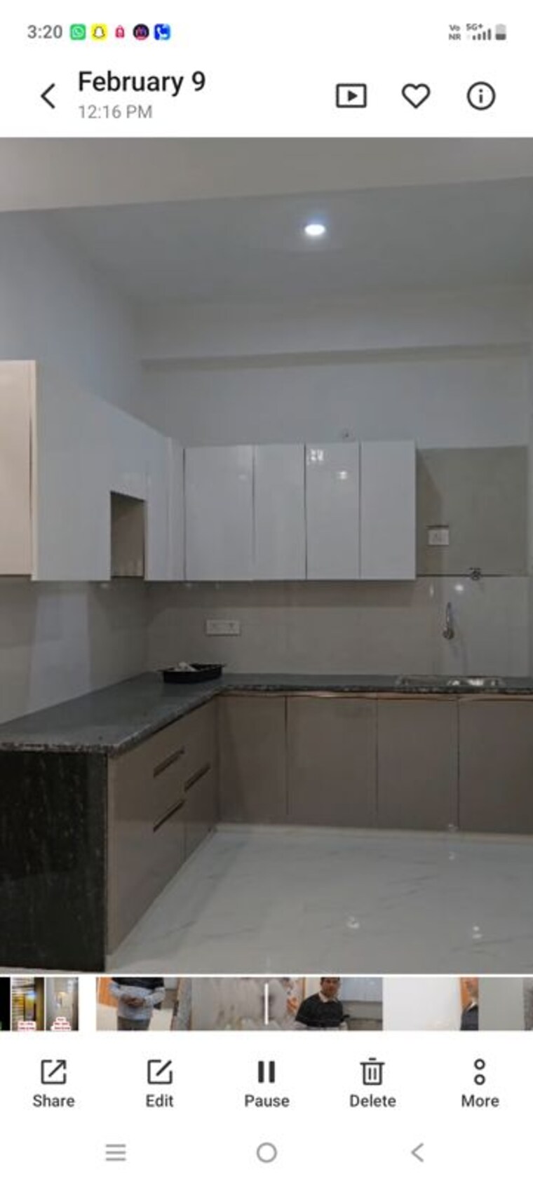 Kitchen, knowledge park v greater noida 2 Bedroom 1110 Sq.Ft. Builder Floor In Knowledge Park V Greater Noida Greater Noida 10224792