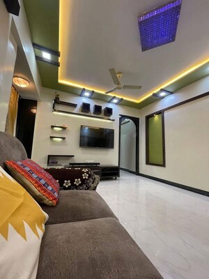 Living Room in 2 BHK Apartment at Bandra West – for Rent