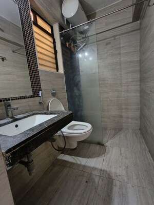 Bathroom in 1 BHK Apartment at Dosti Vijeta, Vartak Nagar – for Rent