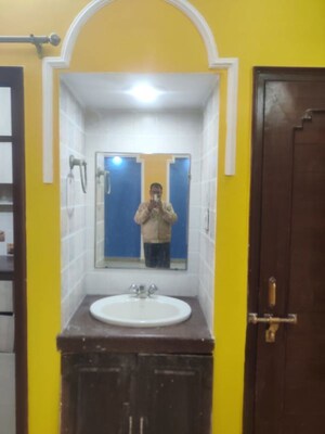 Bathroom in 2 BHK Builder Floor at Viraj Khand – for Rent