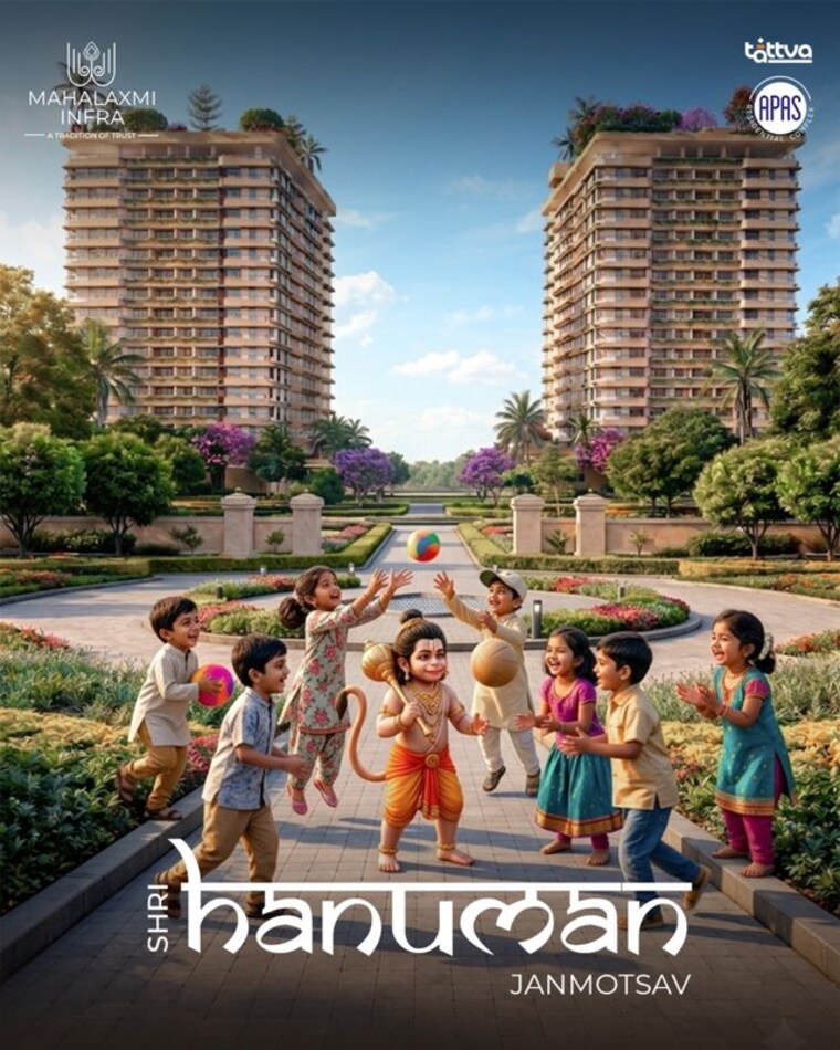 Exterior View, mahalaxmi-tattva-apas 2.5 Bedroom 1500 Sq.Ft. Apartment In Beltarodi Nagpur 10225188