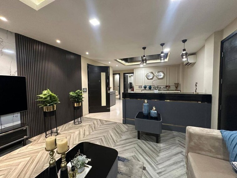 Living Room, saket 3 Bedroom 1700 Sq.Ft. Apartment In Saket Delhi 10225951