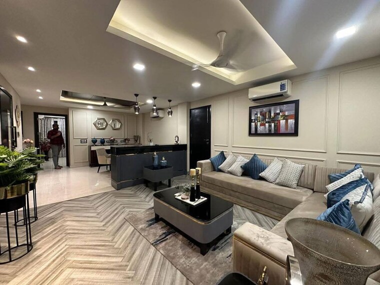 Living Room, saket 3 Bedroom 1700 Sq.Ft. Apartment In Saket Delhi 10225951