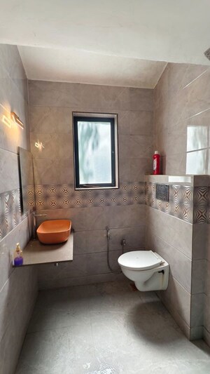 Bathroom in 2 BHK Apartment at Soham Tropical Lagoon, Ghodbunder Road – for Sale