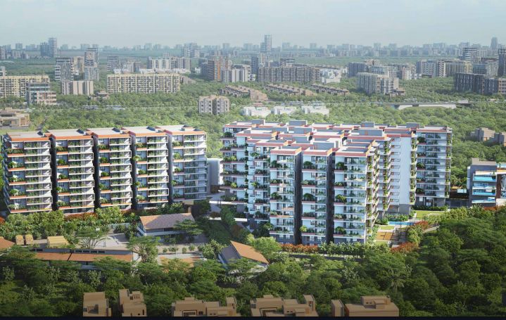 3 BHK + Pooja Room Apartment For Sale in Financial District
