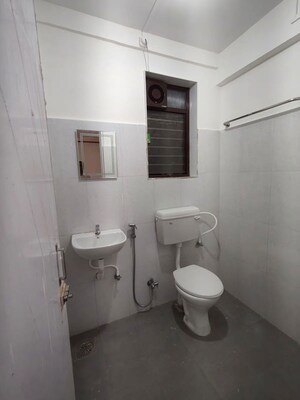 Bathroom in 2 BHK Apartment at Raunak Unnathi Greens, Kasarvadavali – for Rent