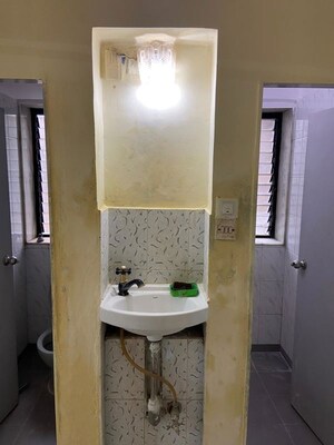 Bathroom in 2 BHK Apartment at K Raheja Vihar, Powai – for Rent