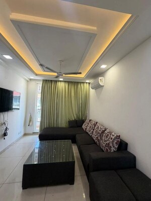 Living Room in 3 BHK Apartment at Maxxus Elanza, International Airport Road – for Rent