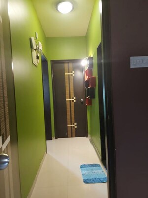 Building Lobby in 2 BHK Apartment at JVM Twin Tower, Kasarvadavali – for Rent