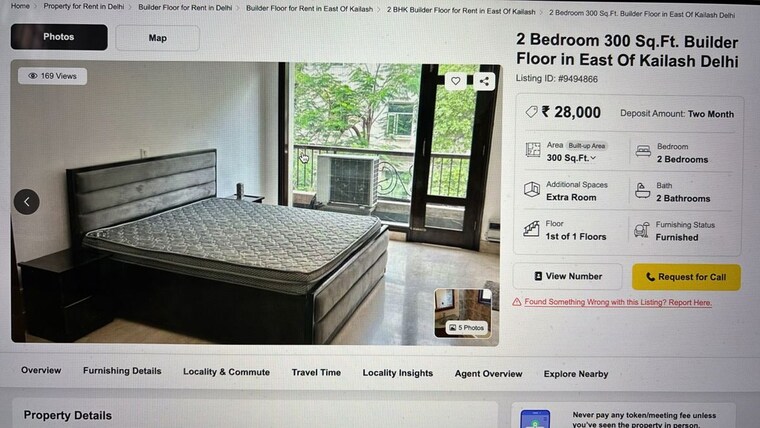 Bedroom, connaught place Commercial Office Space 500 Sq.Ft. In Connaught Place Delhi 10226340