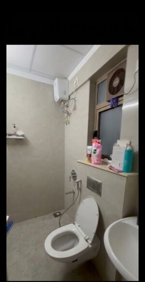 Bathroom in 2 BHK Apartment at Sheth Vasant Oasis, Andheri East – for Rent