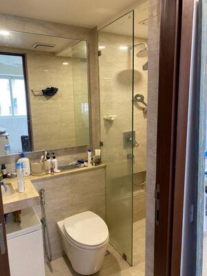 Bathroom in 1.5 BHK Apartment at Sector 5 Kopar Khairane – for Rent