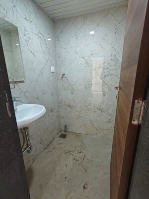 Bathroom in 2 BHK Apartment at Chandak 34 Park Estate, Goregaon West – for Rent