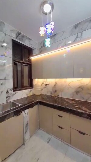 Kitchen in 2 BHK Builder Floor at Rohini Sector 24 – for Sale