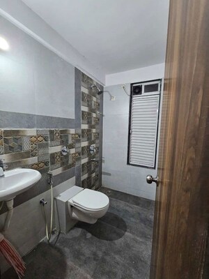 Bathroom in 3 BHK Apartment at Galaxy Green Woods, Kharghar – for Sale