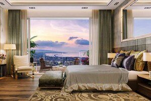 Bedroom in 2 BHK Apartment at L&T Crescent Bay T2, Parel – for Sale