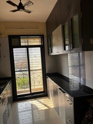 Kitchen in 3 BHK Apartment at Hyde Park CHS, Kharghar – for Rent