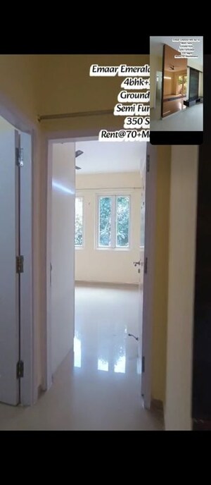 Building Lobby in 4 BHK Builder Floor at Emaar MGF Emerald Hills, Sector 65 – for Rent