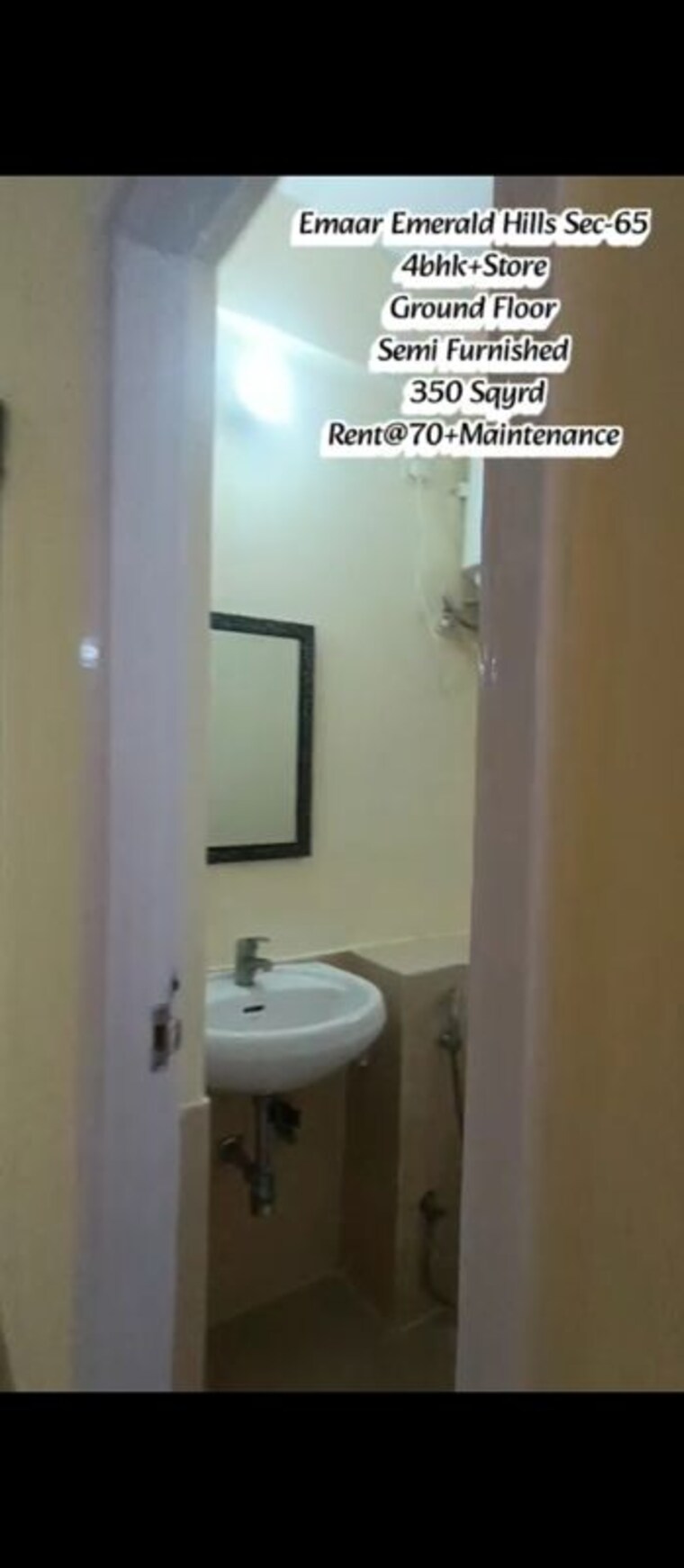 Bathroom, emaar-mgf-emerald-hills 4 Bedroom 350 Sq.Yd. Builder Floor In Sector 65 Gurgaon 10226633