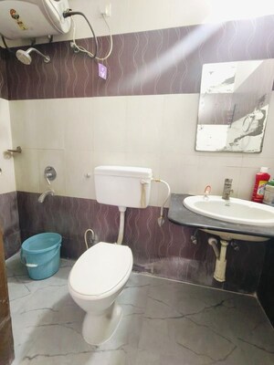 Bathroom in 3 BHK Apartment at Kolte Patil Margosa Heights, Mohammadwadi – for Rent