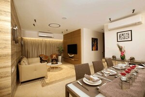 Living Room in 3 BHK Apartment at Raymond Ten X Era, Pokhran Road No One – for Sale