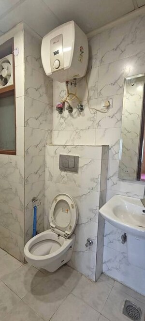 Bathroom in 2 BHK Builder Floor at Saket – for Rent