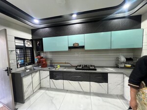 Kitchen in 4 BHK Villa at Thaltej – for Rent