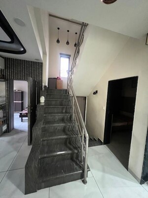 Staircase in 4 BHK Villa at Thaltej – for Rent