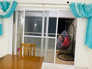 Dining area in 3 BHK Apartment at Mahaveer Ranches, Hosa Road – for Rent