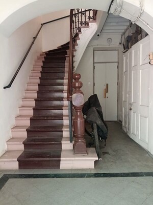 Staircase in 2.5 BHK Apartment at Kemps Corner – for Sale