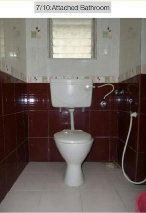 Bathroom in 2 BHK Apartment at Tirumala CHS, Malad West – for Rent