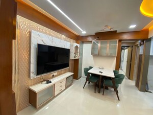 Living Room in 2 BHK Apartment at Moreshwar 19 East, Nerul – for Rent