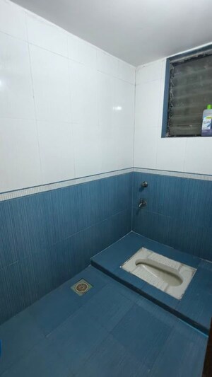 Bathroom in 2 BHK Apartment at Chaurang CHS, Sanpada – for Rent