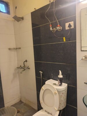 Bathroom in 2 BHK Builder Floor at Malviya Nagar – for Rent