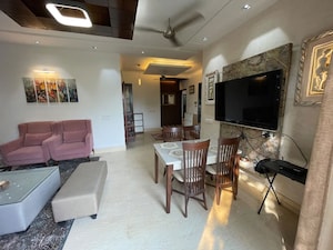 Living Room in 3 BHK Apartment at Hauz Khas – for Rent