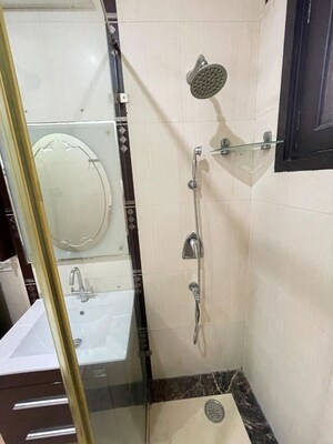 Bathroom in 3 BHK Apartment at Hauz Khas – for Rent