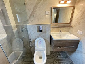 Bathroom in 3 BHK Apartment at Hauz Khas – for Rent