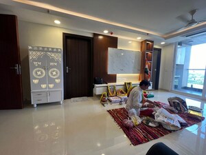 Living Room in 4 BHK Apartment at Om Pallacia, C-Scheme – for Rent