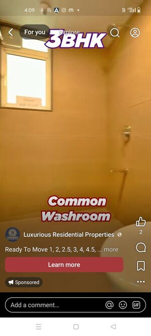 Room in 4 BHK Apartment at Om Pallacia, C-Scheme – for Rent