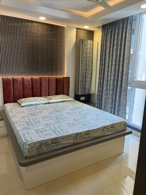 Bedroom in 4 BHK Apartment at Om Pallacia, C-Scheme – for Rent