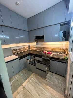 Kitchen in 3 BHK Apartment at Migsun Twinz, Eta Ii Greater Noida – for Rent