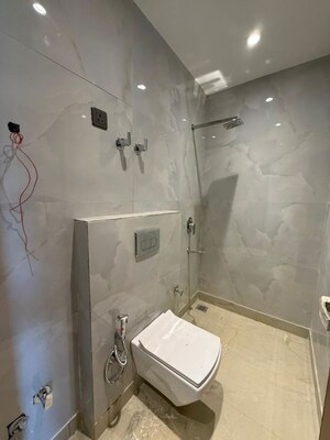 Bathroom in 3 BHK Apartment at Junapur Village – for Sale