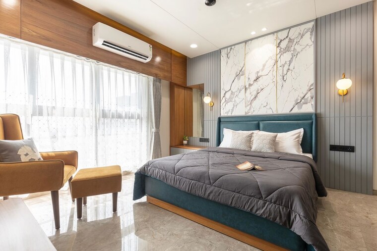 Bedroom, chamunda nagar 4 Bedroom 4100 Sq.Ft. Penthouse In Chamunda Nagar Ahmedabad 10227605