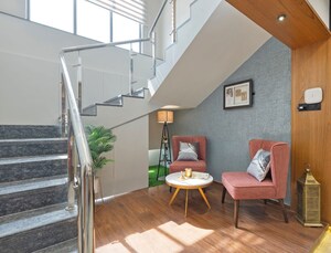 Staircase in 4 BHK Penthouse at Chamunda Nagar – for Sale