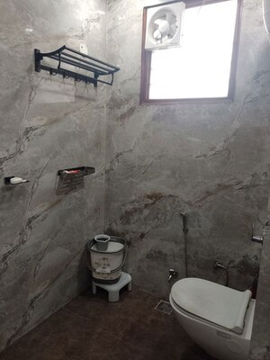 Bathroom in 3 BHK Builder Floor at Parklands, Sector 85 – for Rent