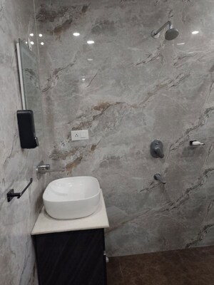 Bathroom in 3 BHK Builder Floor at Parklands, Sector 85 – for Rent