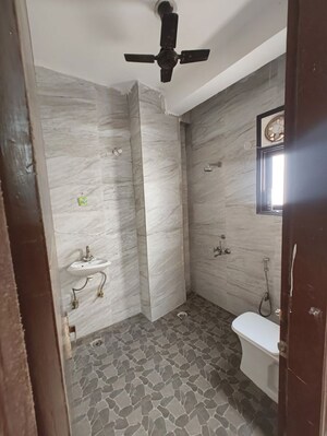 Bathroom in 2 BHK Builder Floor at Chattarpur – for Rent